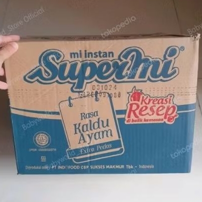 SuperMi mie khas MEDAN ( 40 pcs / dus ) instan supermie Per Dus KALDU AYAM