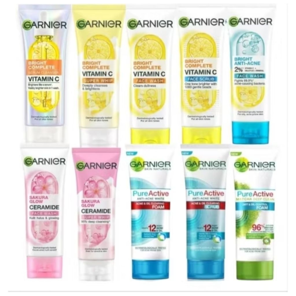 Garnier facial wash 100ml