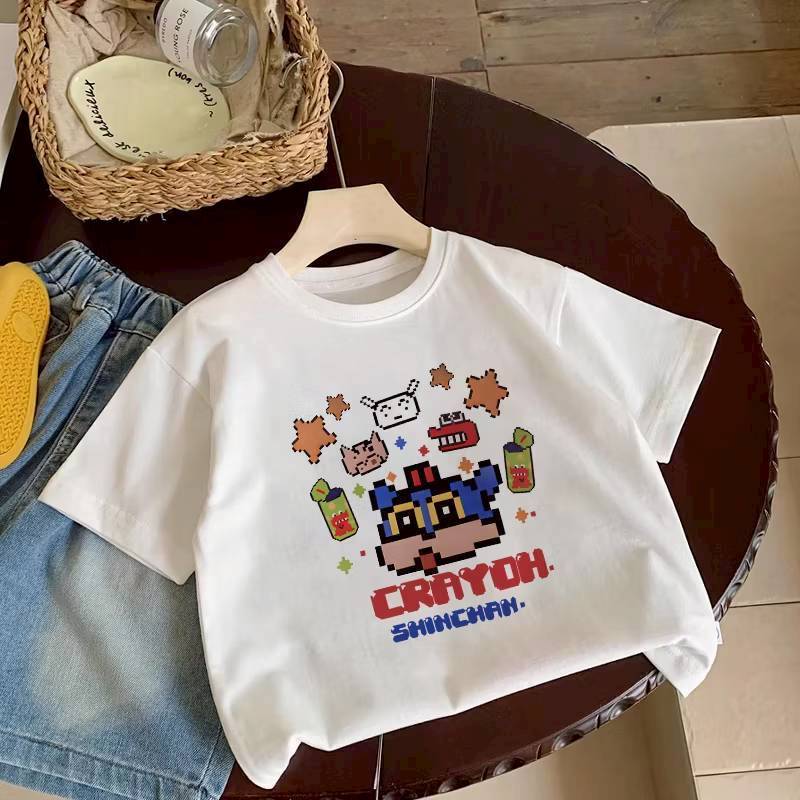 Baju Kaos Anak Laki laki dan Perempuan 1-12 Tahun Style Korea Kualitas Premium 100% Cotton