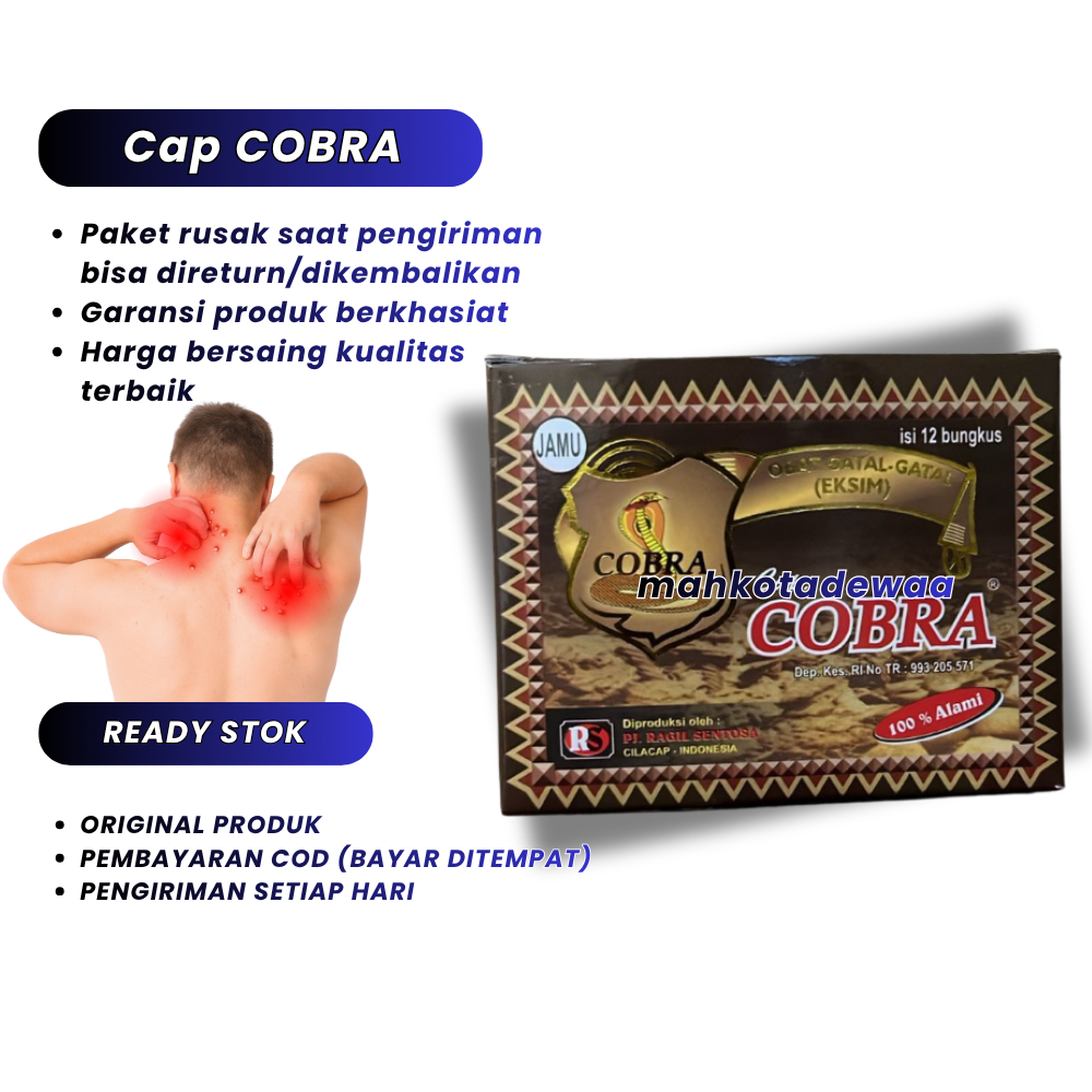 Jamu Gatal Serbuk Cap Cobra Original 100%