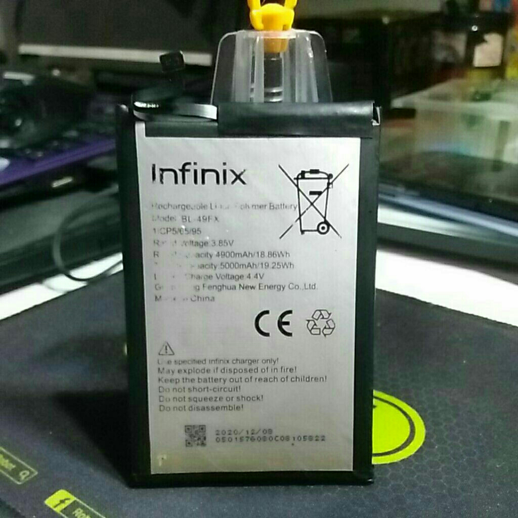 BATERAI BL-49FX INFINIX HOT8 HOT9 HOT12I SMART5 SMART6,ORI COPOTAN BAWAAN HP