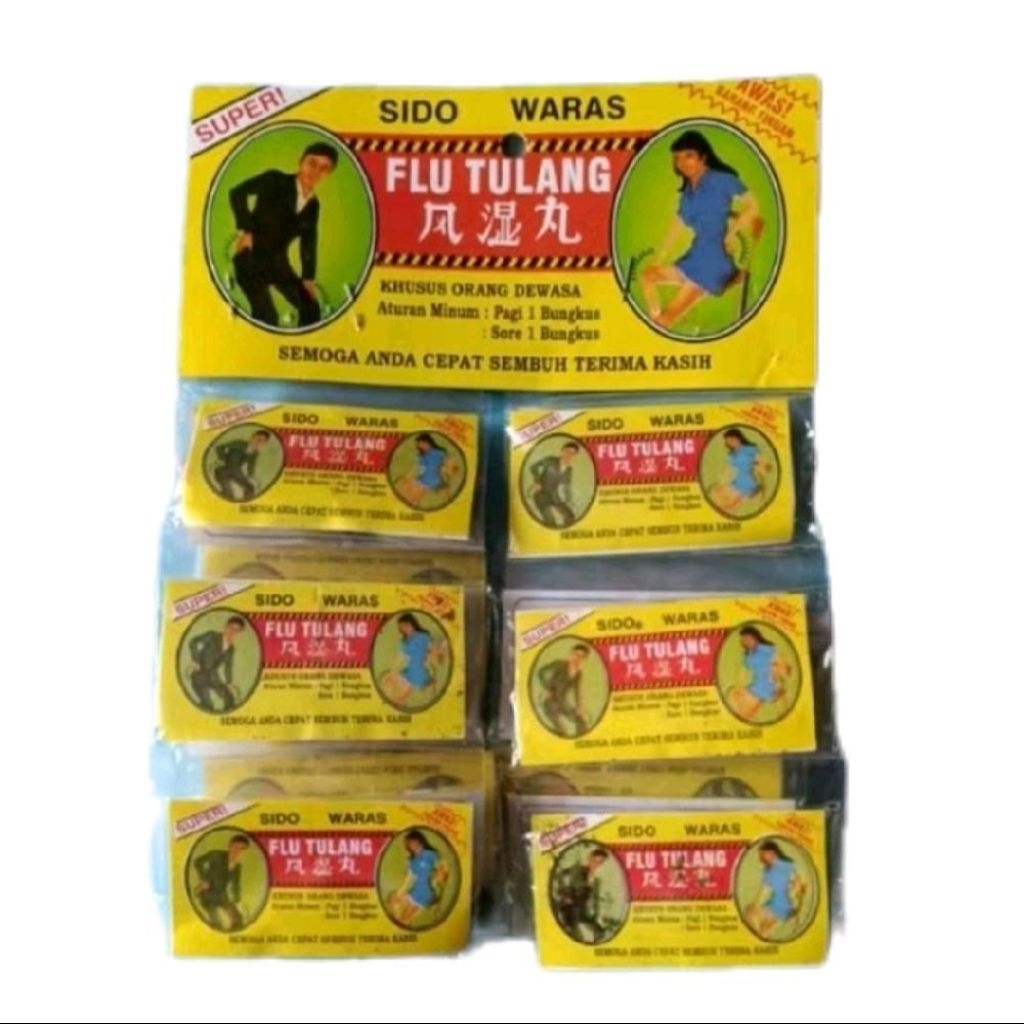 Flu Tulang Sidowaras Herbal Kesehatan 10 hanger lebih hemat