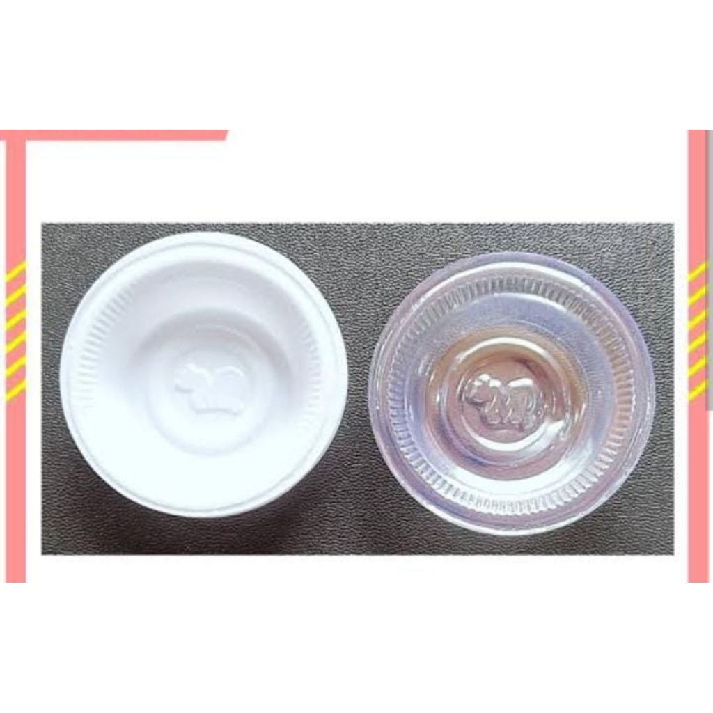 Cup Tray Sambal | Mika Sambal Putih Bening