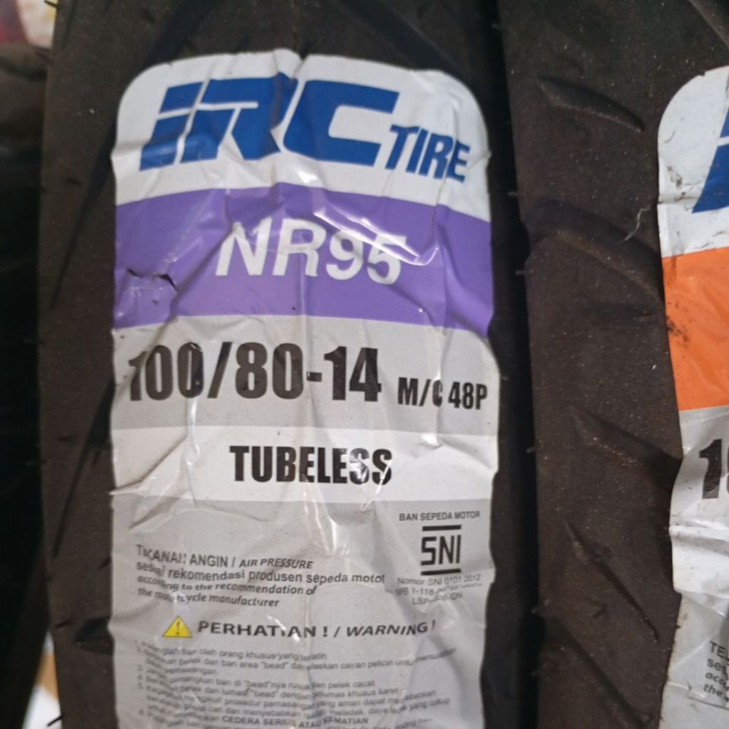 Ban tubless irc NR95 100/80-14