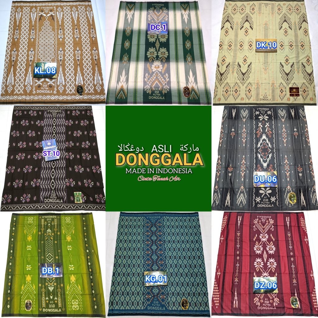 Sarung Donggala 210 Mustamin Rayon New Dobby