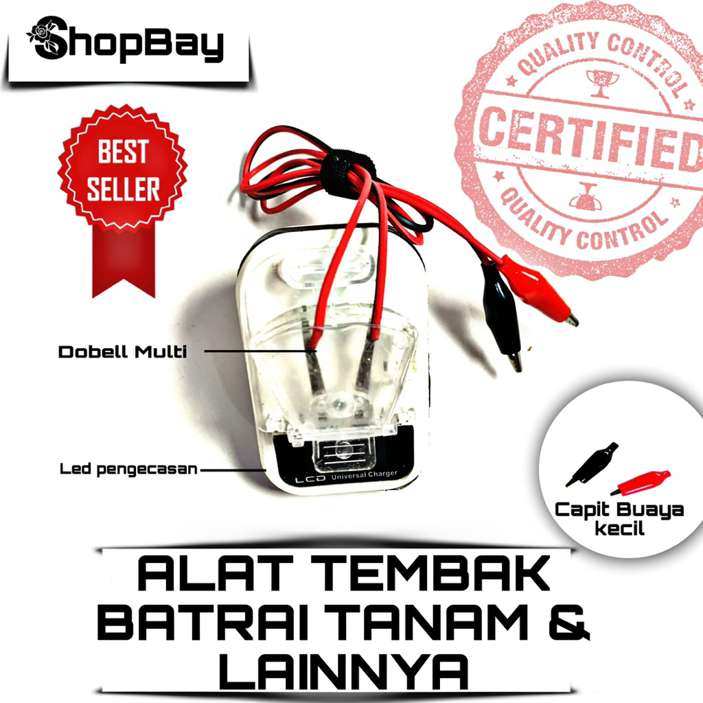 LCD Universal Charger Alat Suntik Baterai Tanam HP Charger Tembak Baterai Charger Suntik Batre denga