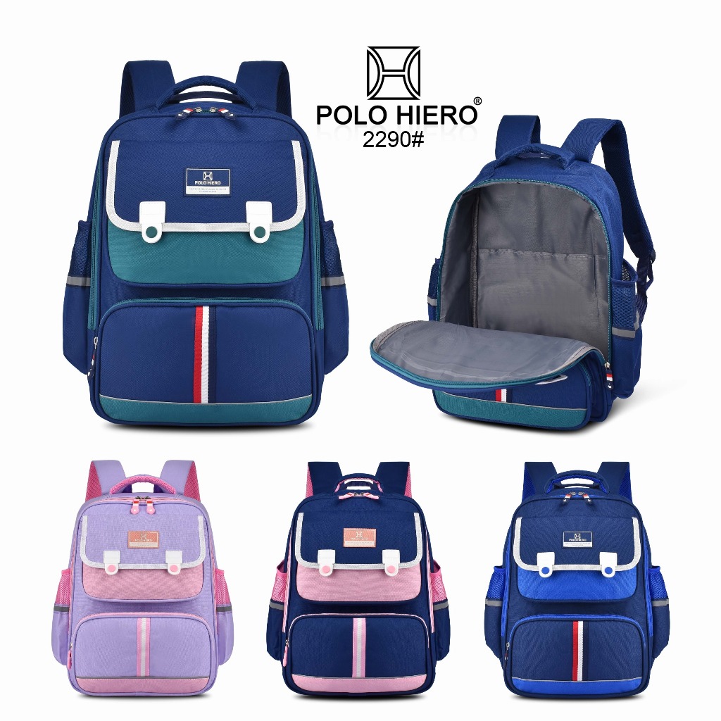 Polo Hiero Tas Sekolah Polo Hiero 2290 Tas Ransel Anak Sekolah