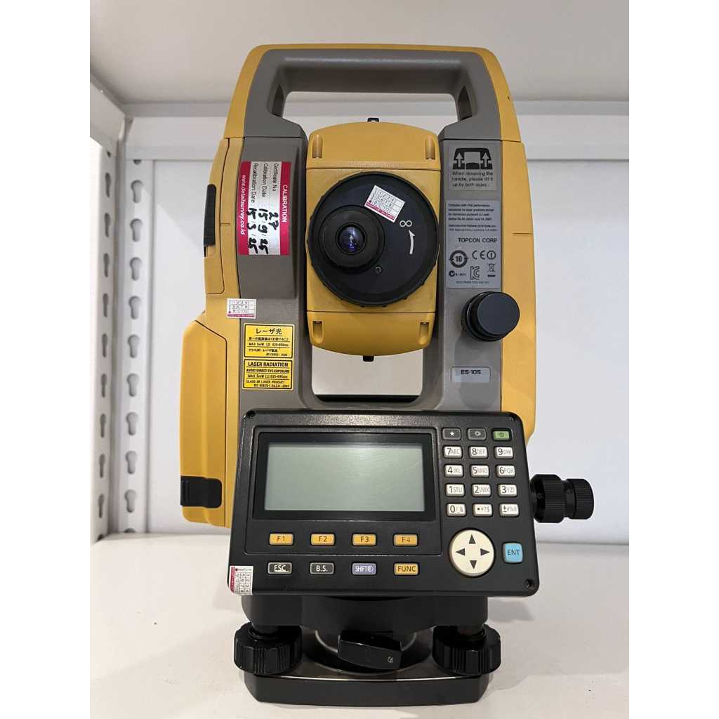 Total Station Topcon ES-105 Bekas Fullset Akurasi 5 Detik Laser Reflectorless