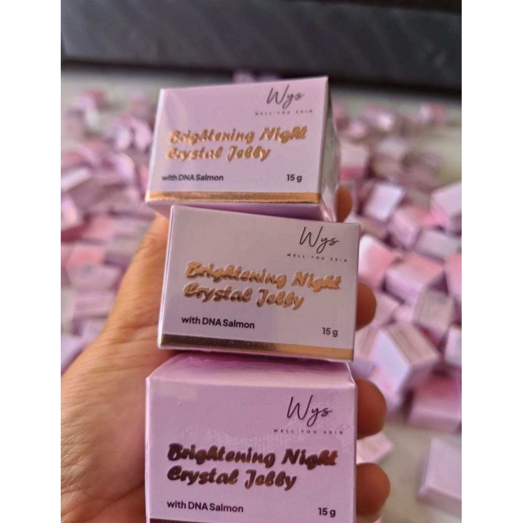 Wys Brightening Night Crystal jelly With Dna salmon 15g