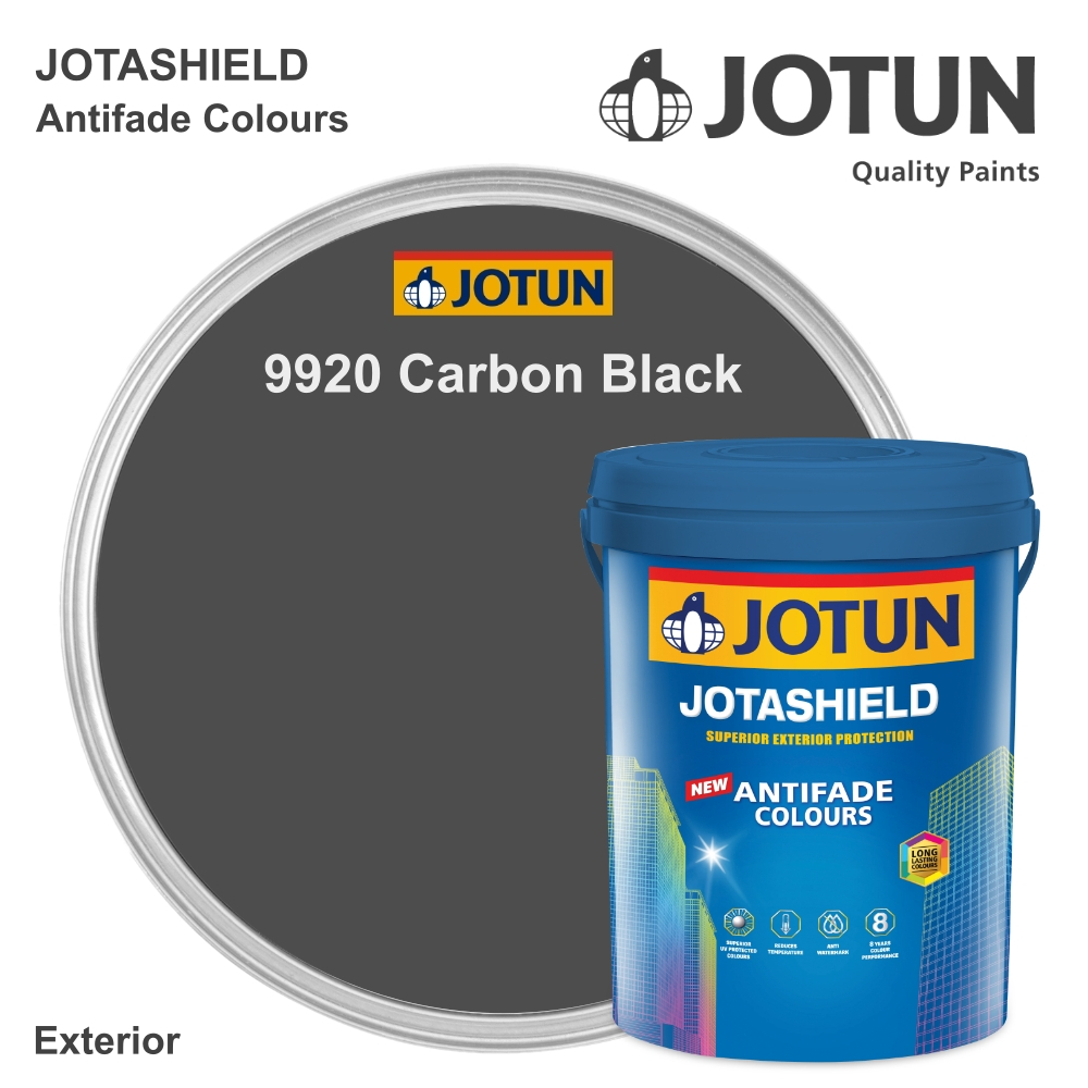 JOTUN JOTASHIELD ANTIFADE 9920 CARBON BLACK - 2.5 LT