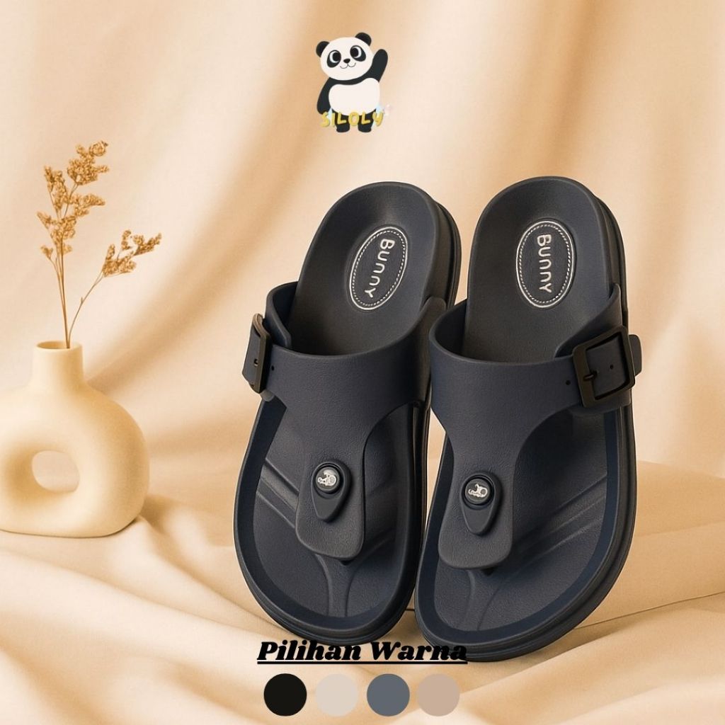 SILOLY (Size 24-35) VARO Dulux 213 Sandal Anak Karet Jepit Sandal Wanita Sandal Pria Polos