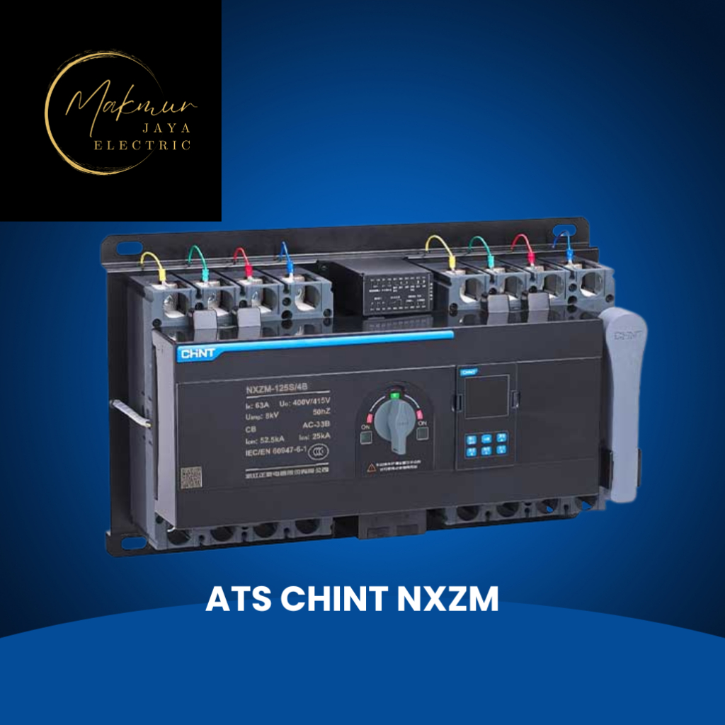 ATS CHINT NXZM-630S 630A 4P 50kA | Automatic Transfer Switch CHINT | Saklar Otomatis Genset 3P 630A