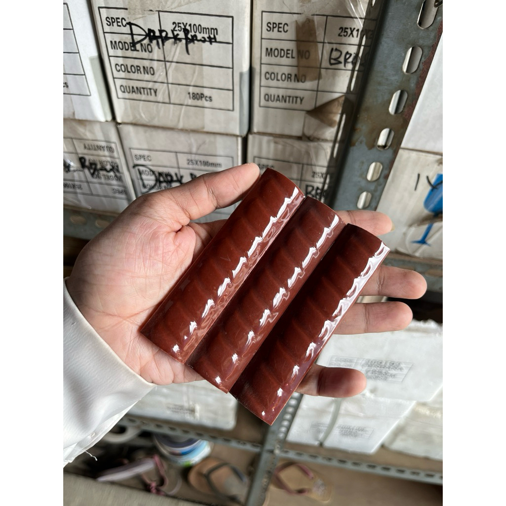 kuku macan keramik bonbon  10cm motif polos / motif kayu / motif marmer