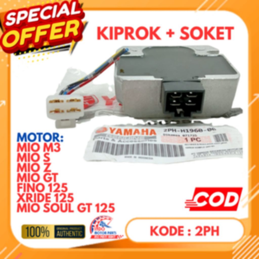 2PH ORIGINAL KIPROK SET SOKET YAMAHA MIO M3, KIPROK SET SOKET YAMAHA MIO Z, KIPROK SET SOKET YAMAHA 
