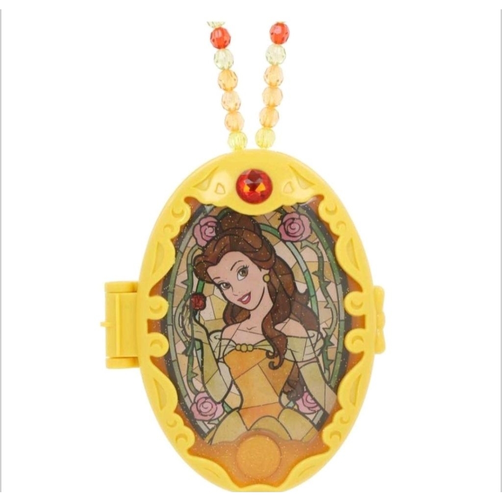 Mainan Anak Perempuan Kalung Disney Princess Belle Beauty and The Beast Disneyland Jepang
