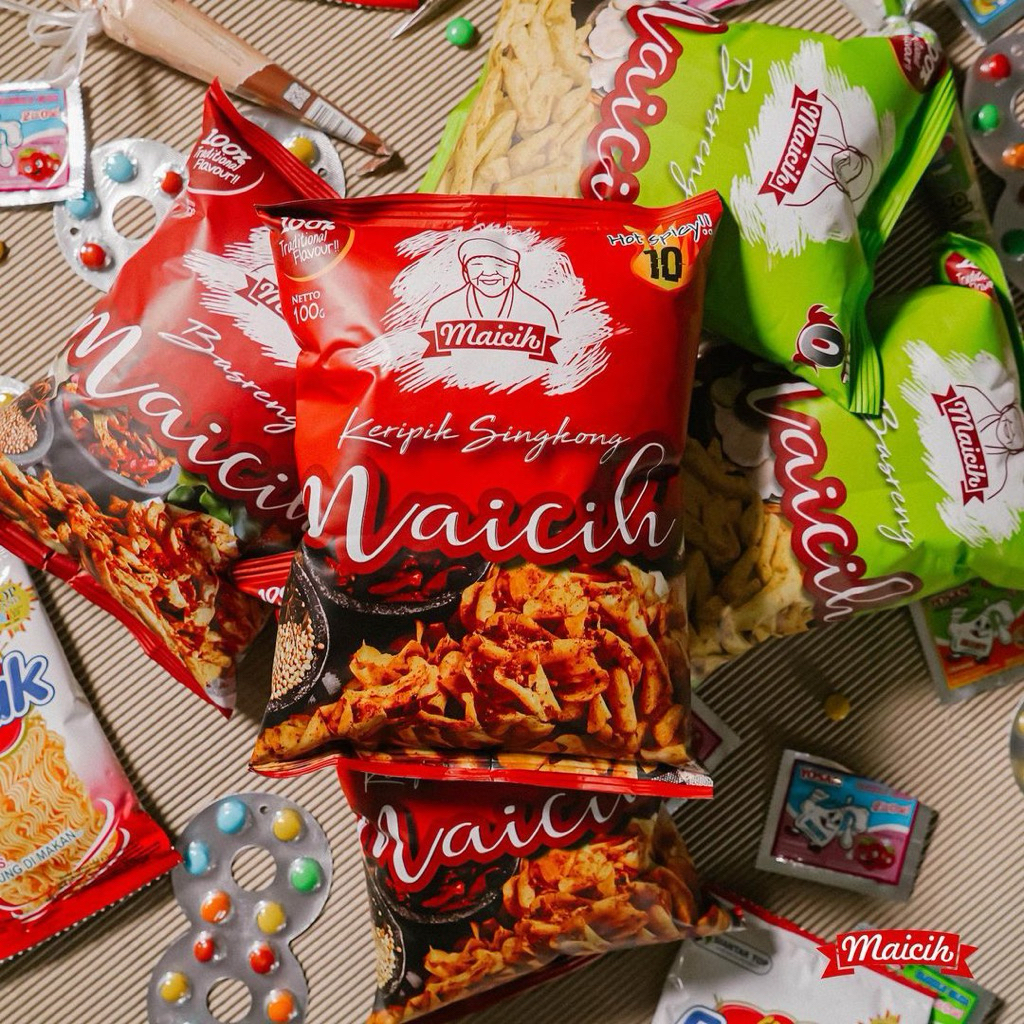 Keripik/basreng Maicih pedas gurih