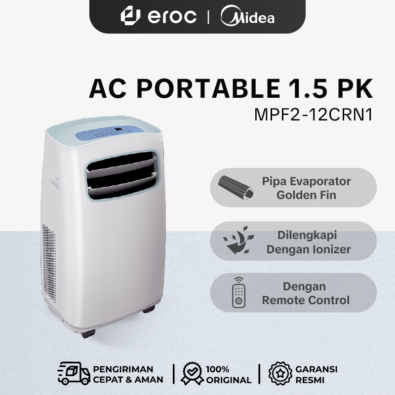 Midea AC Portable 1.5 PK MPF2-12CRN1