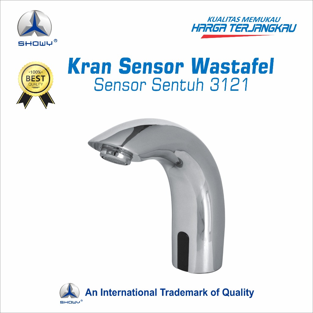 SHOWY Kran Air Wastafel Sensor Stainless Steel S-3121