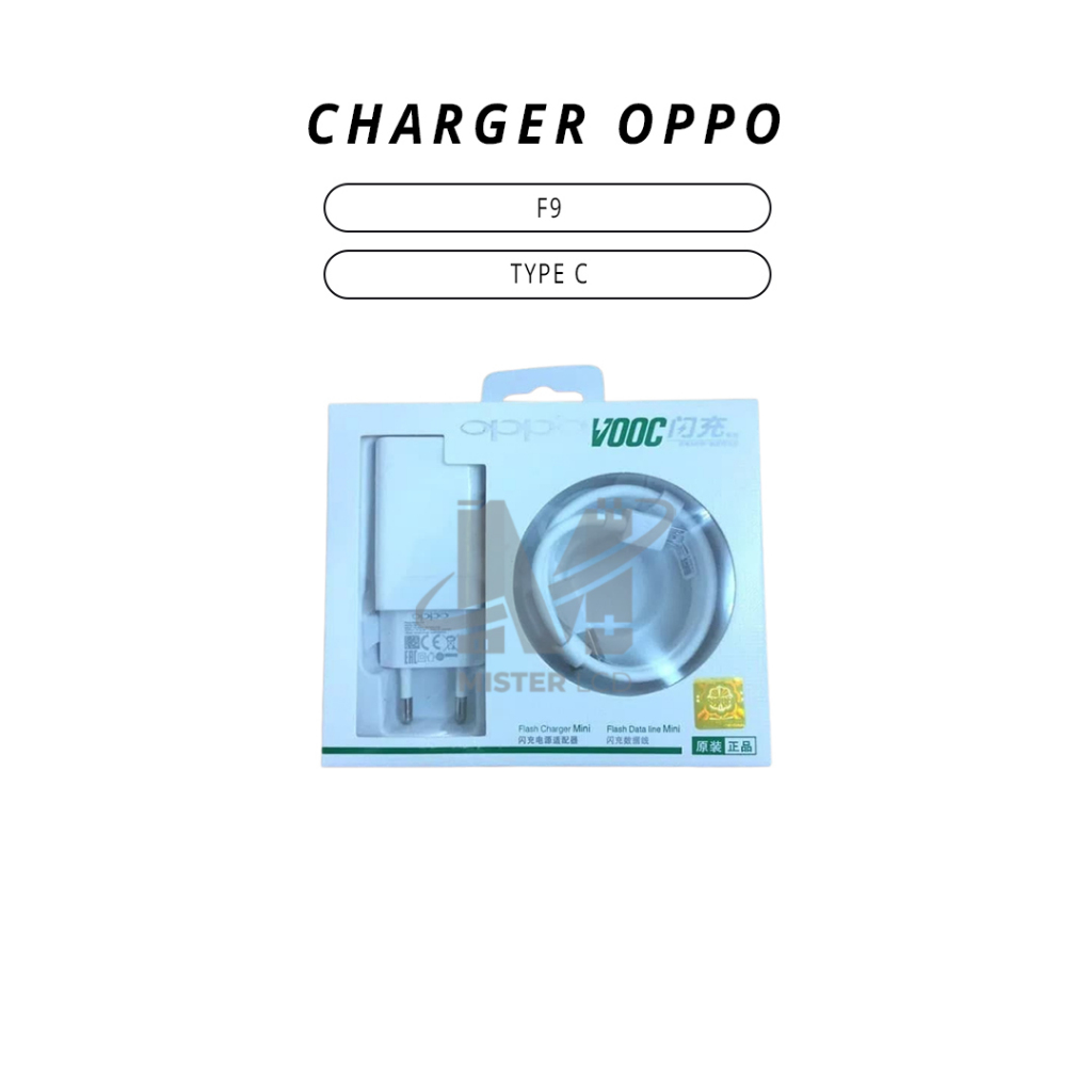 CHARGER TYPE C OPPO F9 BATOK PANJANG AAA