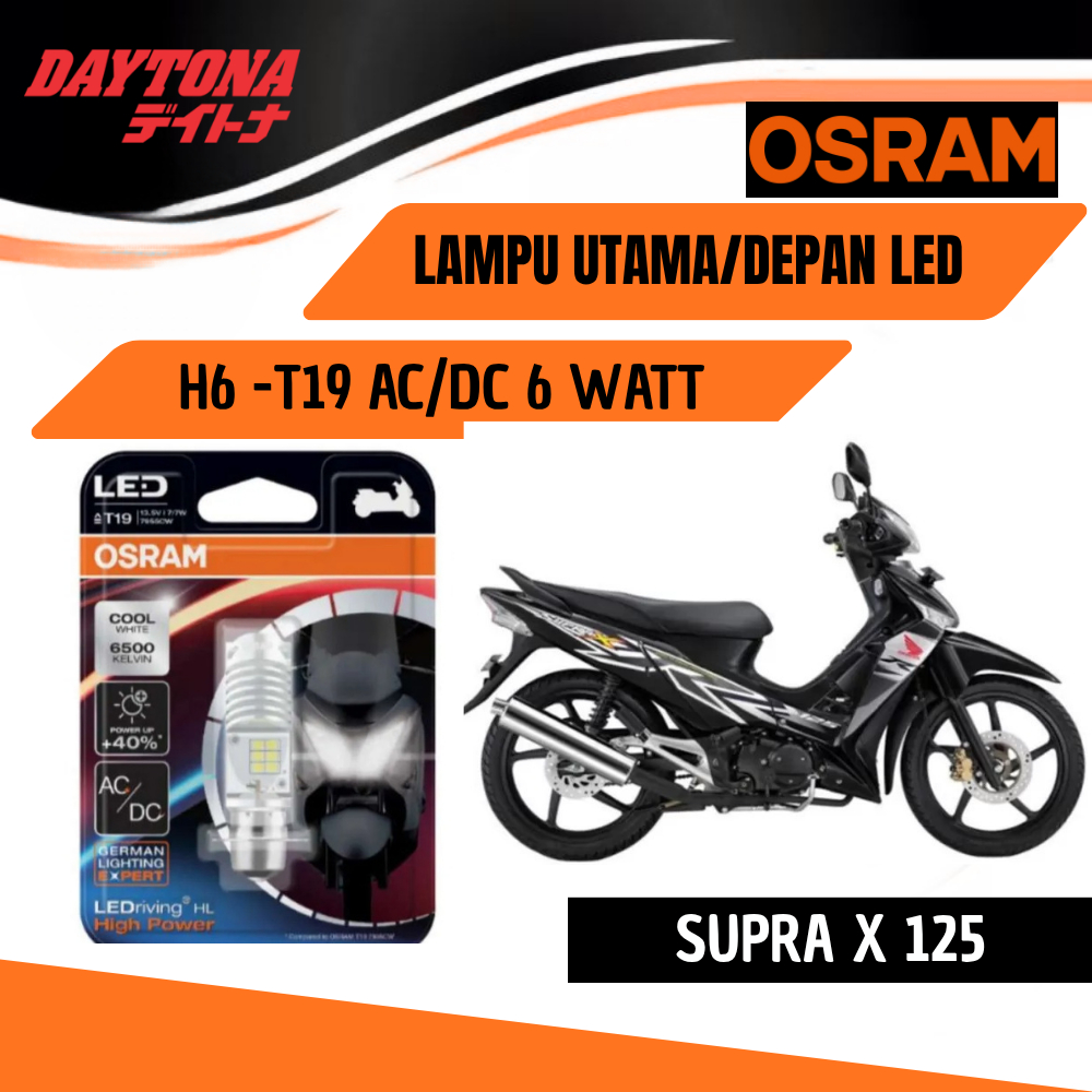Lampu Depan/utama LED Honda Supra x 125 Osram Original H6-T19