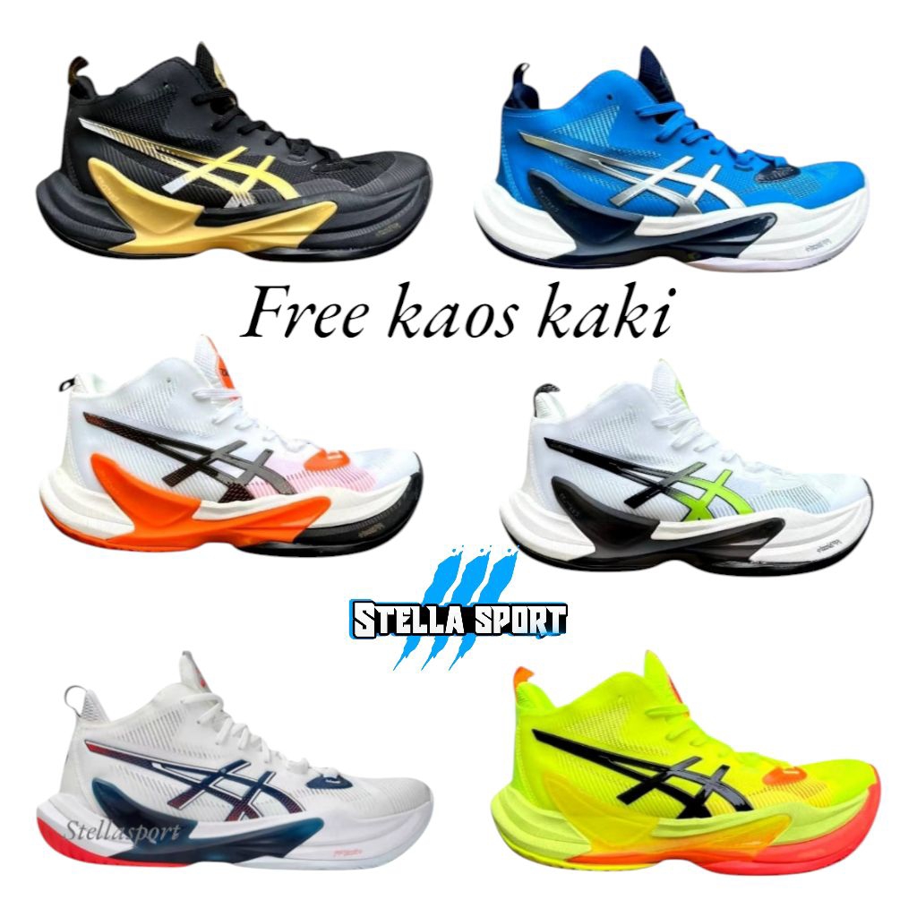 SEPATU VOLI TERBARU GRADE ORI TERLARIS SEPATU VOLI PRIA WANITA BONUS KAOS KAKI