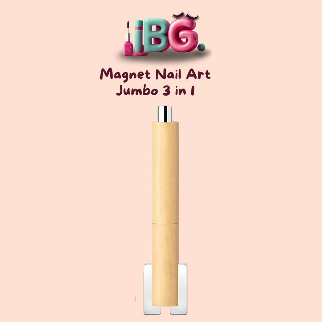 Magnet Jumbo 3in1 Nail Art – Alat Pembentuk Efek Cat Eye Profesional Magnet jumbo nail art gel Magnet jumbo nail art