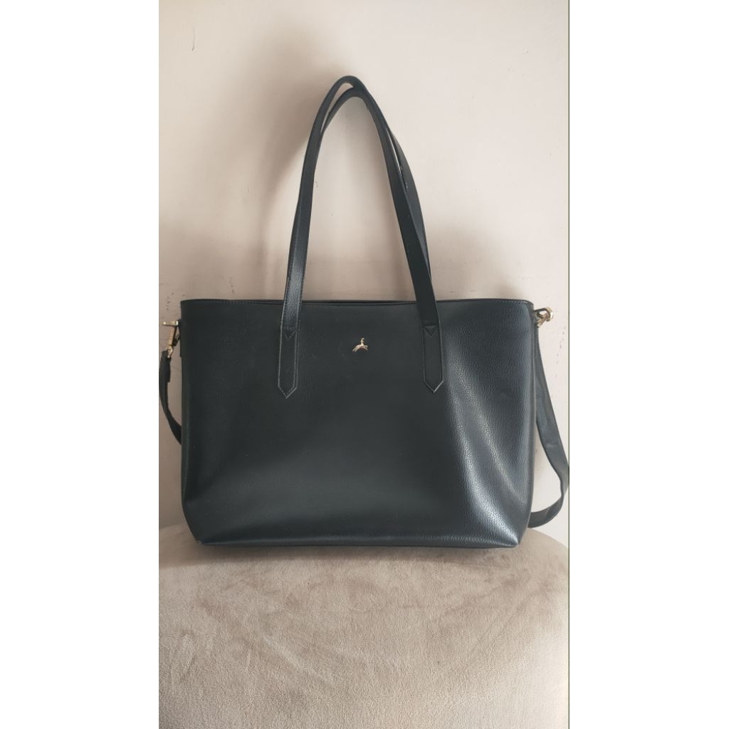 PRELOVED POVILO KIRA TOTE BAG BLACK