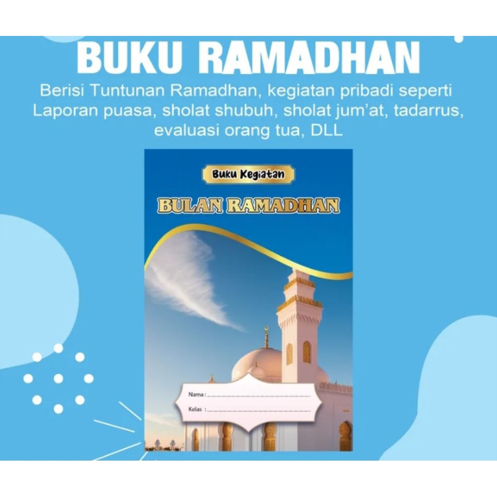 buku kegiatan ramadhan paud tk sd buku belajar buku kegiatan ramadhan