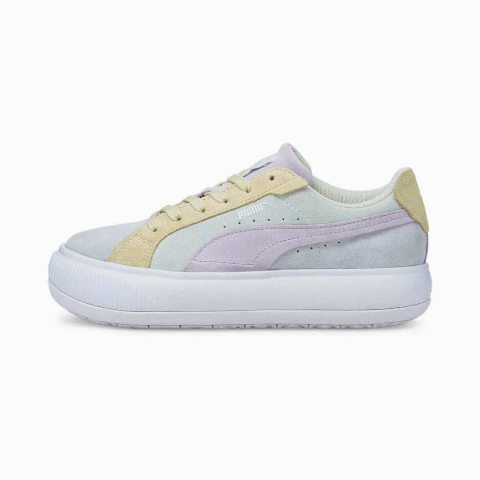 SEPATU SNEAKER WANITA Suede Mayu Rare Wns Ice Flow-Puma White- 383114 01