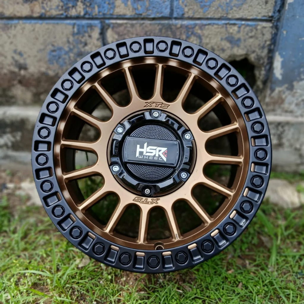 Velg offroad mobil L300 panther ring 14 merek HSRWHEEL tipe XTS05 warna black bronze