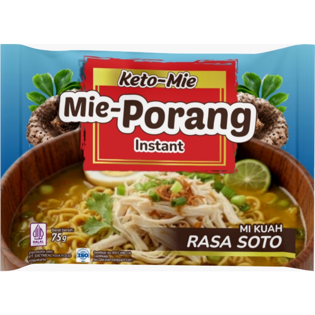 mie Porang KETO mie Rasa Soto (Biru)