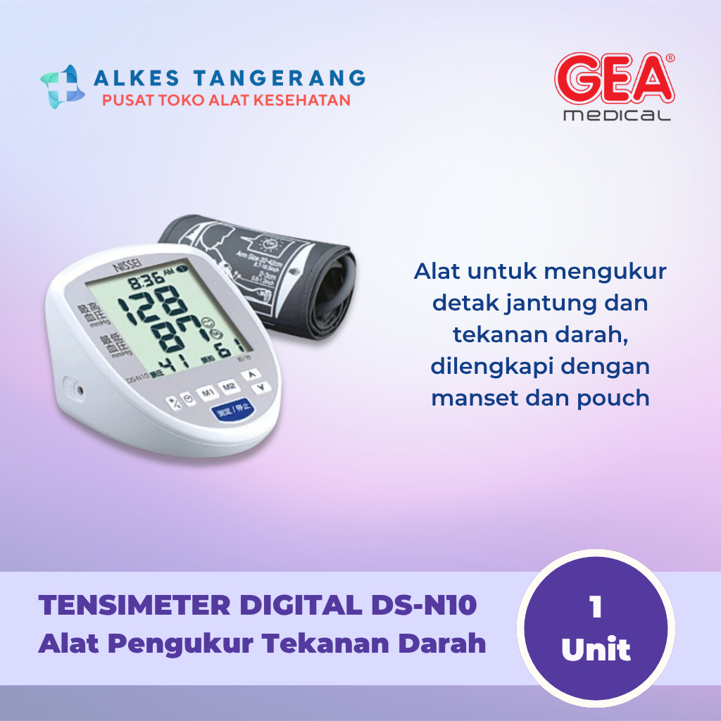 Tensimeter Digital Gea Nissei Japan DS-N10 Tensi Digital