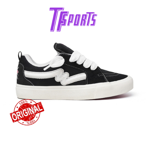 Ehem - Sepatu Sneakers Unisex Pria Wanita Kobe Black White - Sneakers Pria Wanita Casual Hitam Putih