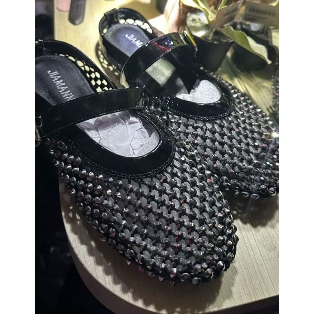 Jiamanni sepatu sendal blink GZ flat shoes