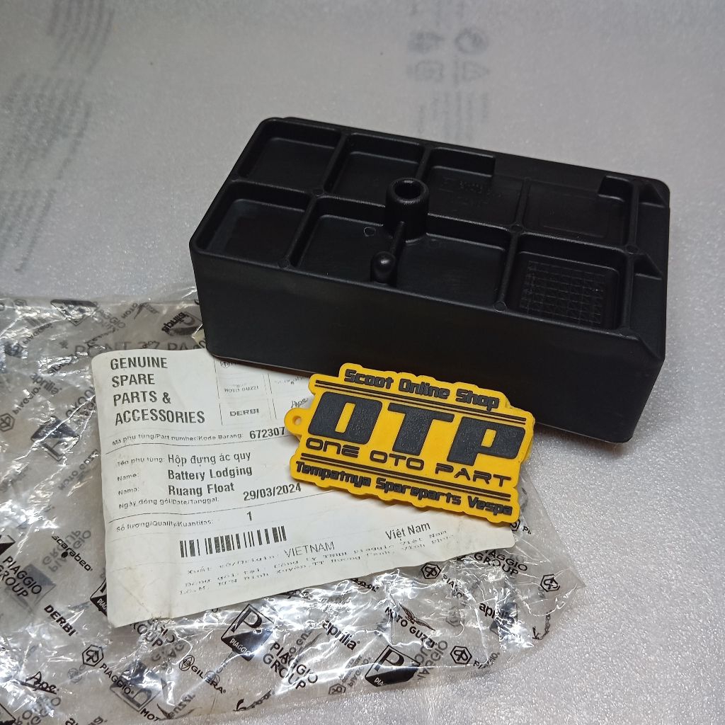 Dudukan Aki Vespa Matic LX S LXV / Dudukan Battery Vespa LX S LXV