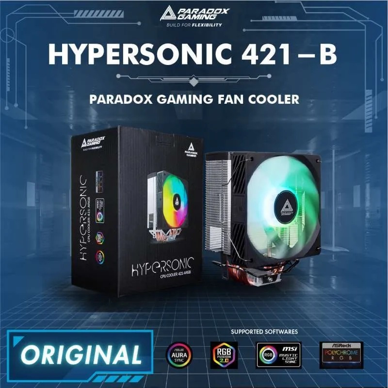 PARADOX FAN COOLER 421-ARGB BLACK -04157