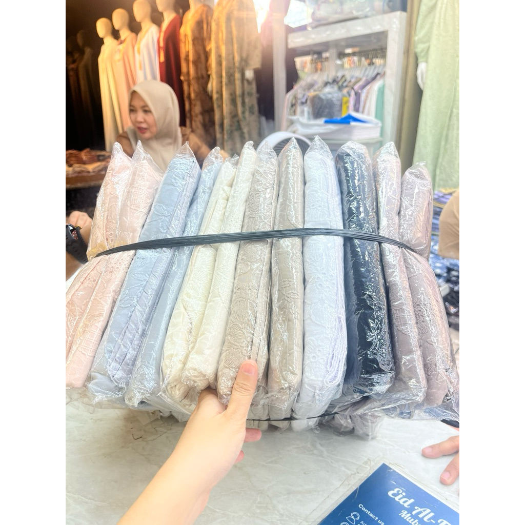 Set Melayu Katun Bolong Premium – Look Elegan & Modis (Size M L XL)