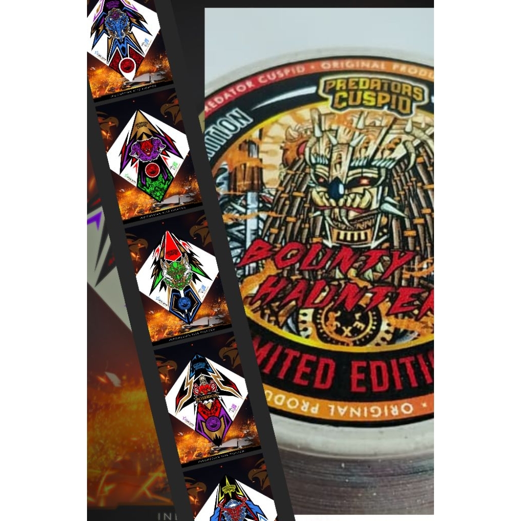 Gelasan Matot Bounty Haunter Size 0.22 1600 yard dan Layangan Sukhoi Super Predators Cuspid Size 56 