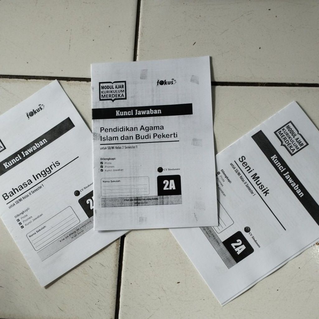 KUNCI LKS KELAS 2 FOKUS