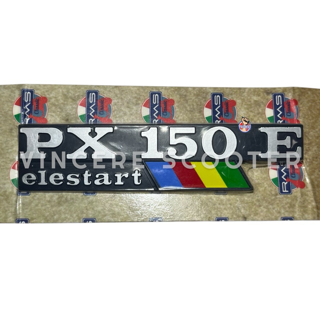 Emblem Tepong Samping PX150E Elestart RMS Vespa PX Excel Exclusive