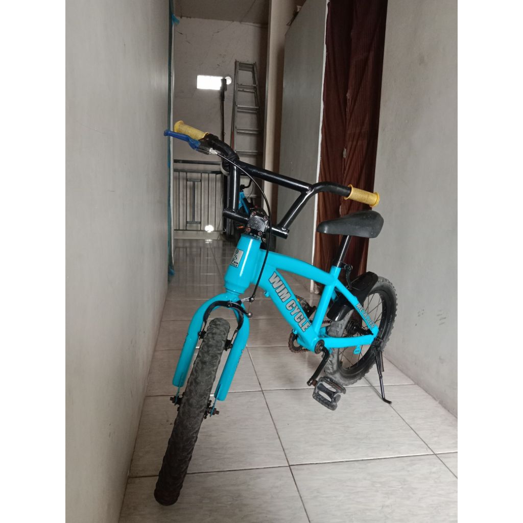 SEPEDA ANAK COWOK BEKAS UK 16" WIMCYCLE / SEPEDA SECOND ANAK UKURAN 16 INCH / SEPEDA ANAK COWOK TERM