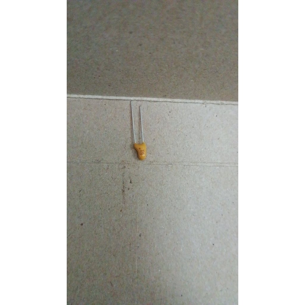 6453 kapasitor elco tantalum 105 1uf 1mf 1 uf mf 25v 25volt 25 volt