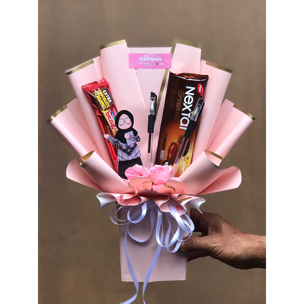 Buket hari guru hadiah untuk hari guru