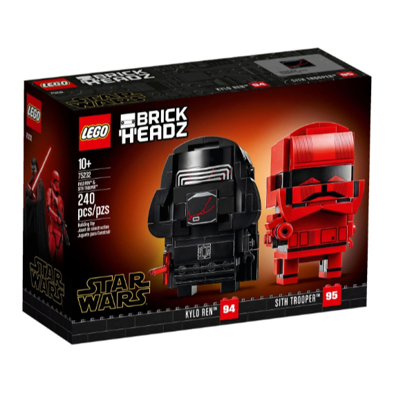 Lego 75232 Kylo Ren & Sith Trooper Star Wars Brick Headz