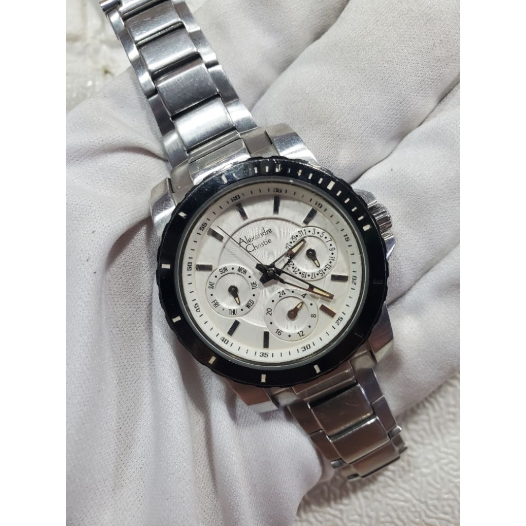Jam Alexandre Christie 6141BF Original Wanita Preloved
