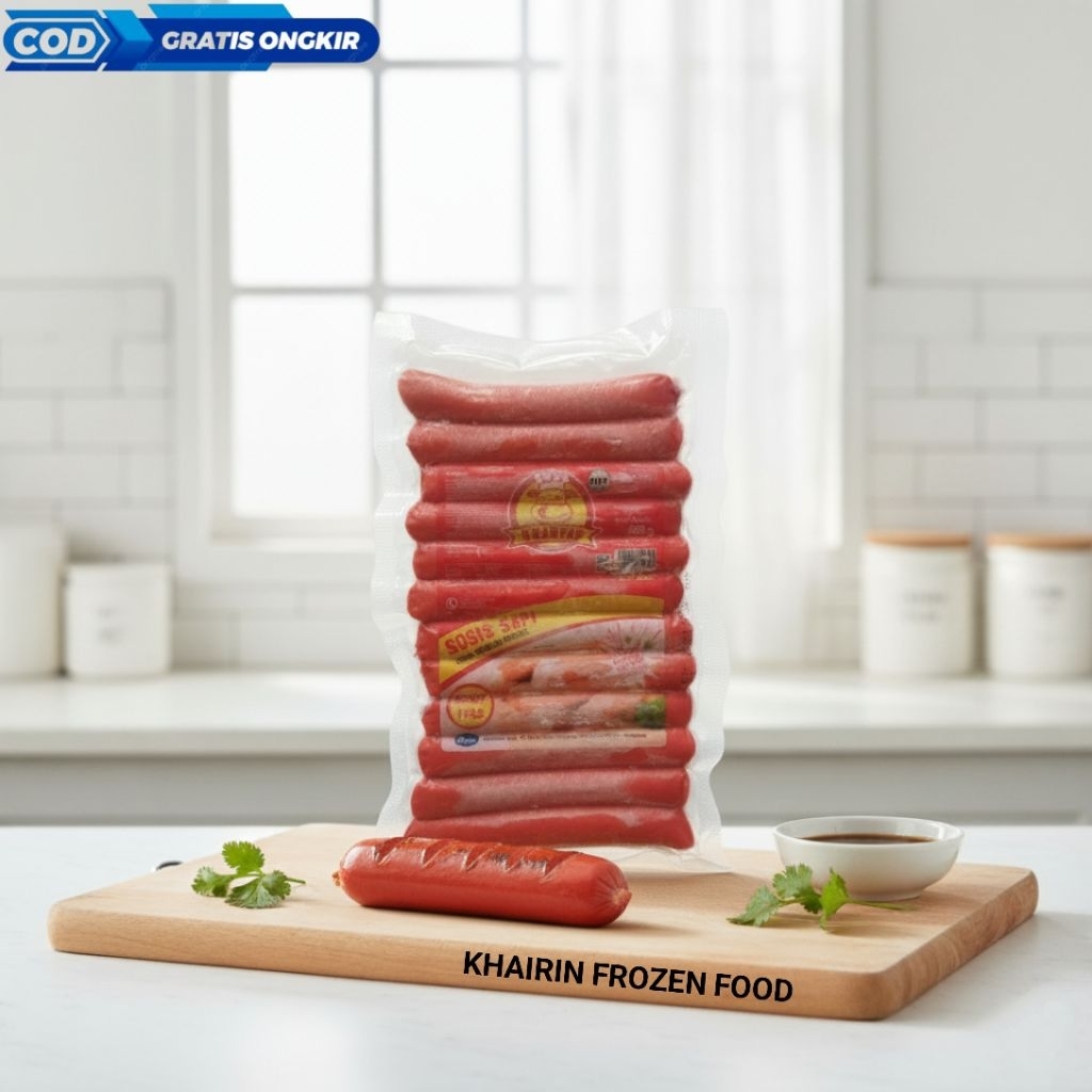 Muantap Sosis Sapi Frozen Food Khairin