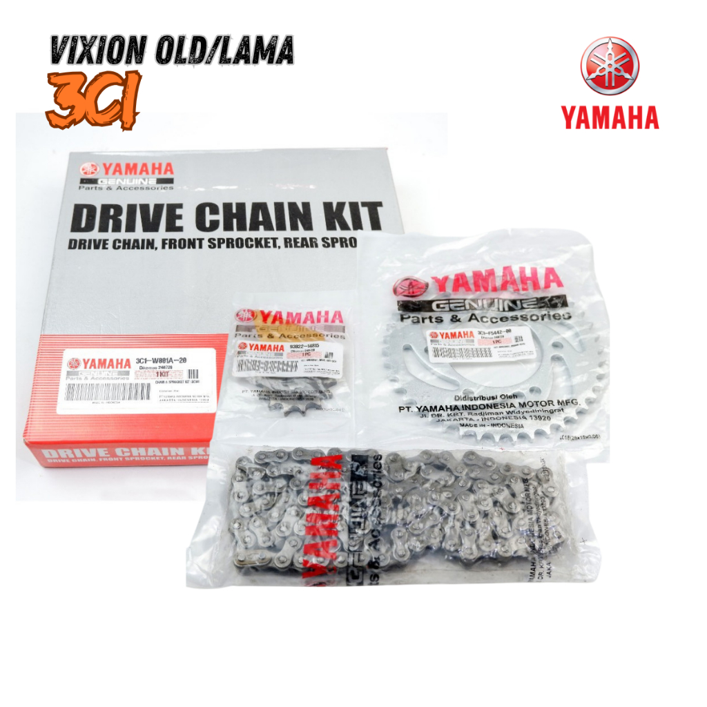 sepeda Motor Gear Set motor yamaha vixion old 3C1 sparepart