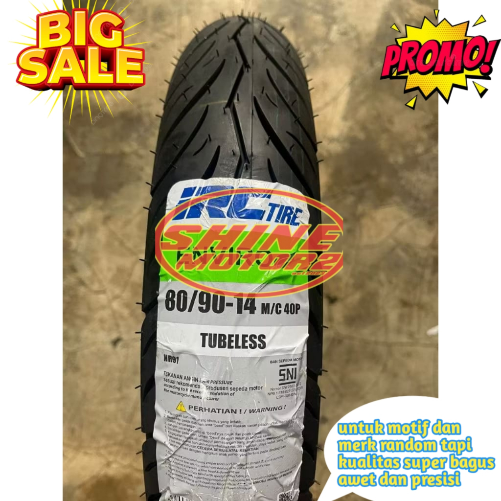 Sepasang Ban Luar Motor Matic IRC Enviro 14 Inch