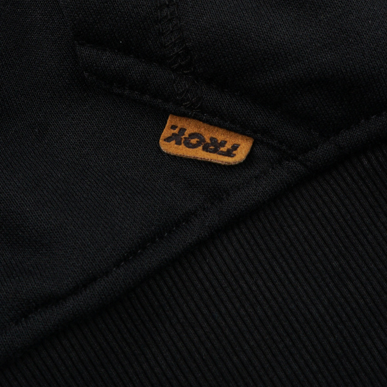 Troy Company Hoodie Boxy Double Slider Zip Black Skatehoulette - Hoodie Zipper Hitam ZDSH 3380