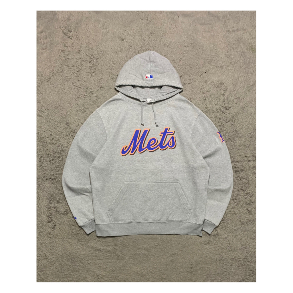 Hoodie Majestic MLB Mets Second